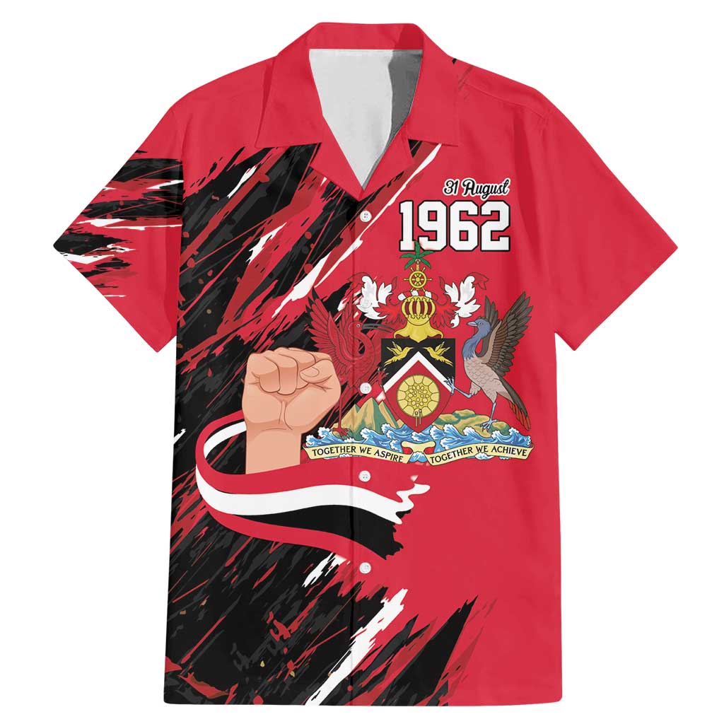 Trinidad and Tobago 1962 Personalized Family Matching Mermaid Dress and Hawaiian Shirt Happy Independence Day August 31th - Wonder Print Shop