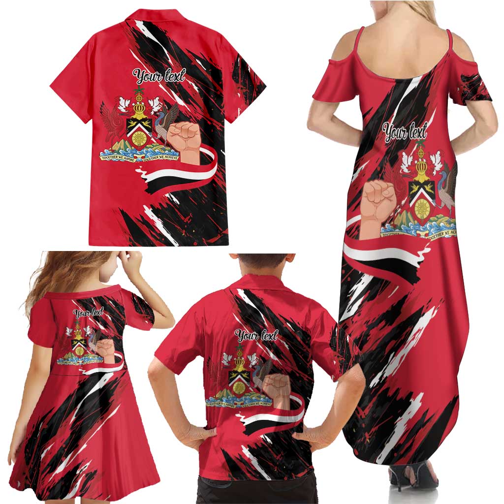Trinidad and Tobago 1962 Personalized Family Matching Summer Maxi Dress and Hawaiian Shirt Happy Independence Day August 31th - Wonder Print Shop