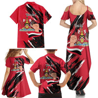 Trinidad and Tobago 1962 Personalized Family Matching Summer Maxi Dress and Hawaiian Shirt Happy Independence Day August 31th - Wonder Print Shop