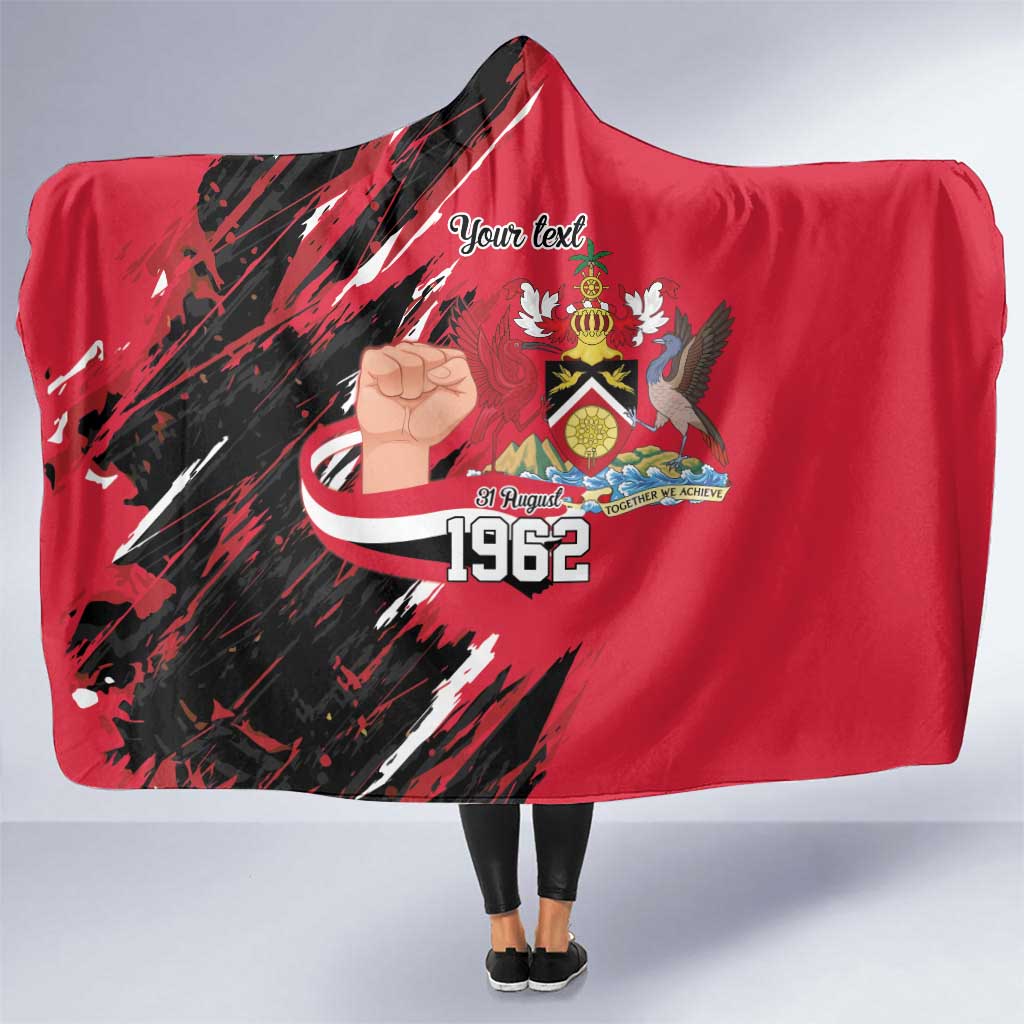 Trinidad and Tobago 1962 Personalized Hooded Blanket Happy Independence Day August 31th - Wonder Print Shop