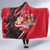 Trinidad and Tobago 1962 Personalized Hooded Blanket Happy Independence Day August 31th - Wonder Print Shop