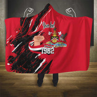 Trinidad and Tobago 1962 Personalized Hooded Blanket Happy Independence Day August 31th - Wonder Print Shop