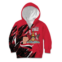 Trinidad and Tobago 1962 Personalized Kid Hoodie Happy Independence Day August 31th - Wonder Print Shop