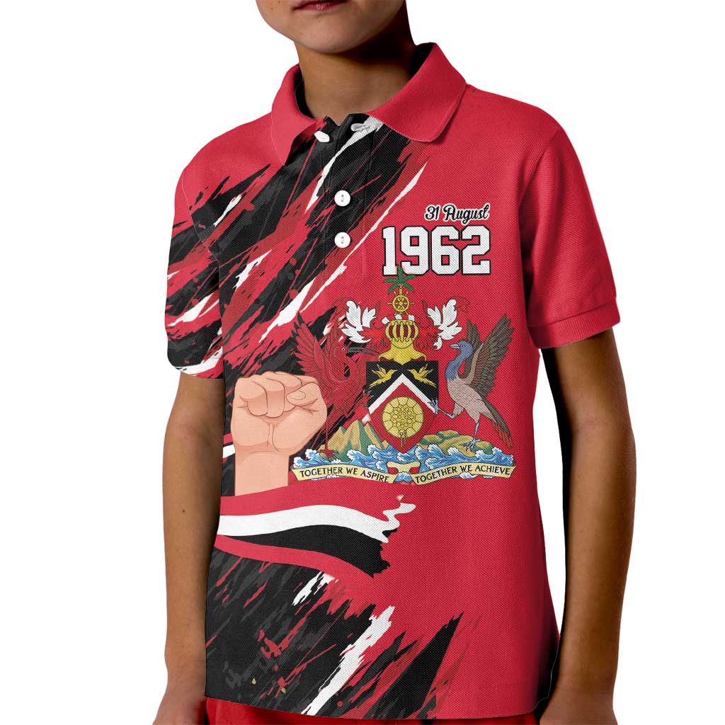 Trinidad and Tobago 1962 Personalized Kid Polo Shirt Happy Independence Day August 31th - Wonder Print Shop