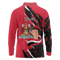 Trinidad and Tobago 1962 Personalized Long Sleeve Polo Shirt Happy Independence Day August 31th - Wonder Print Shop