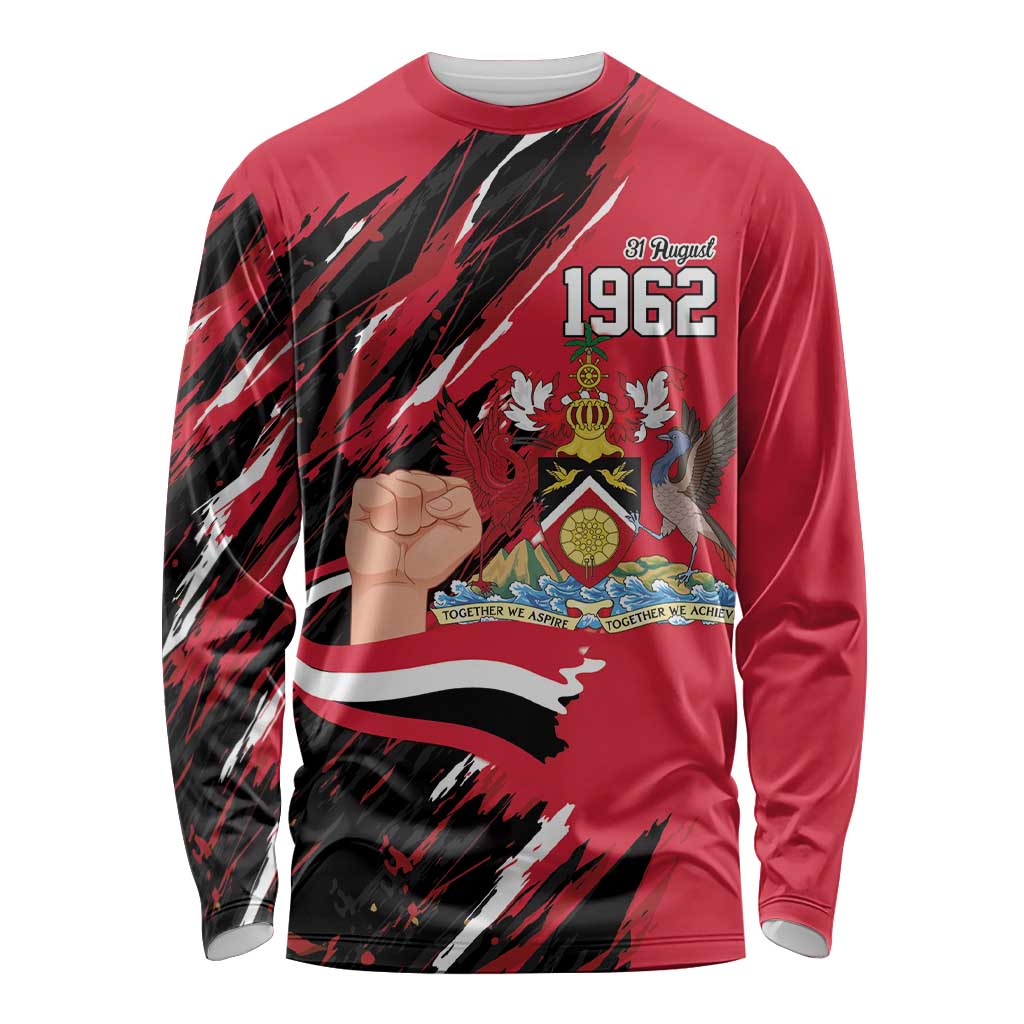 Trinidad and Tobago 1962 Personalized Long Sleeve Shirt Happy Independence Day August 31th - Wonder Print Shop