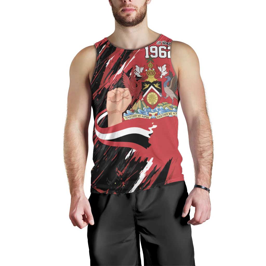 Trinidad and Tobago 1962 Personalized Men Tank Top Happy Independence Day August 31th - Wonder Print Shop