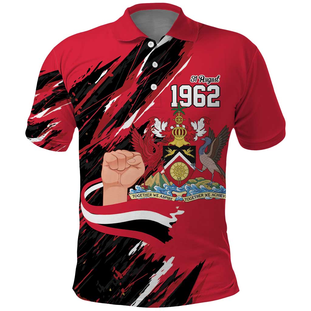 Trinidad and Tobago 1962 Personalized Polo Shirt Happy Independence Day August 31th - Wonder Print Shop