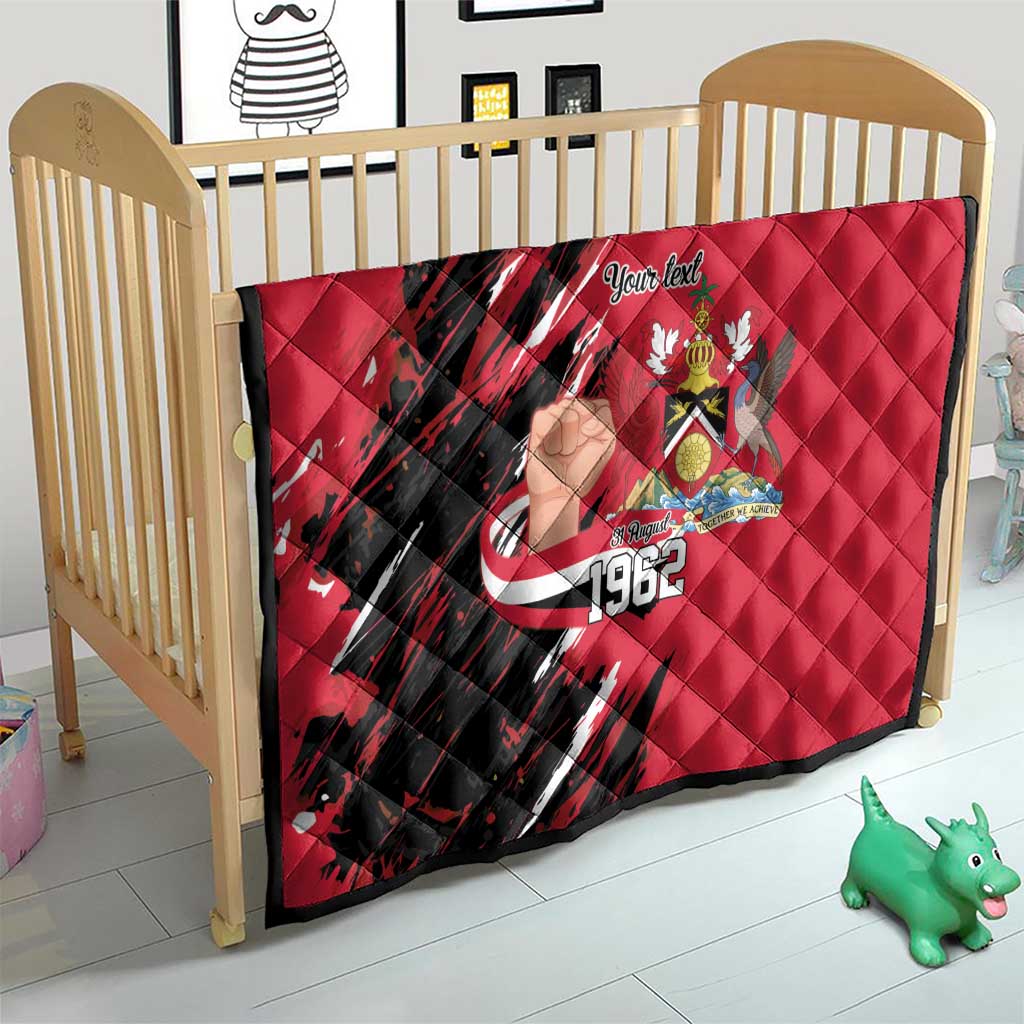 Trinidad and Tobago 1962 Personalized Quilt Happy Independence Day August 31th - Wonder Print Shop