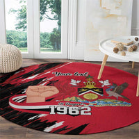 Trinidad and Tobago 1962 Personalized Round Carpet Happy Independence Day August 31th - Wonder Print Shop
