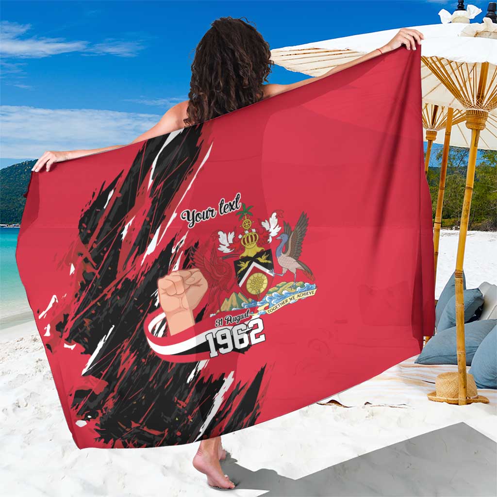 Trinidad and Tobago 1962 Personalized Sarong Happy Independence Day August 31th - Wonder Print Shop