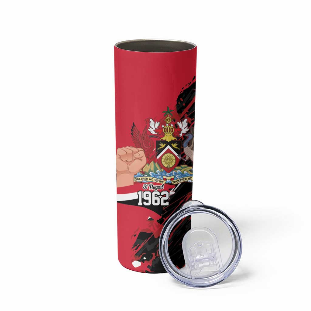Trinidad and Tobago 1962 Personalized Skinny Tumbler Happy Independence Day August 31th - Wonder Print Shop