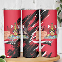 Trinidad and Tobago 1962 Personalized Skinny Tumbler Happy Independence Day August 31th - Wonder Print Shop