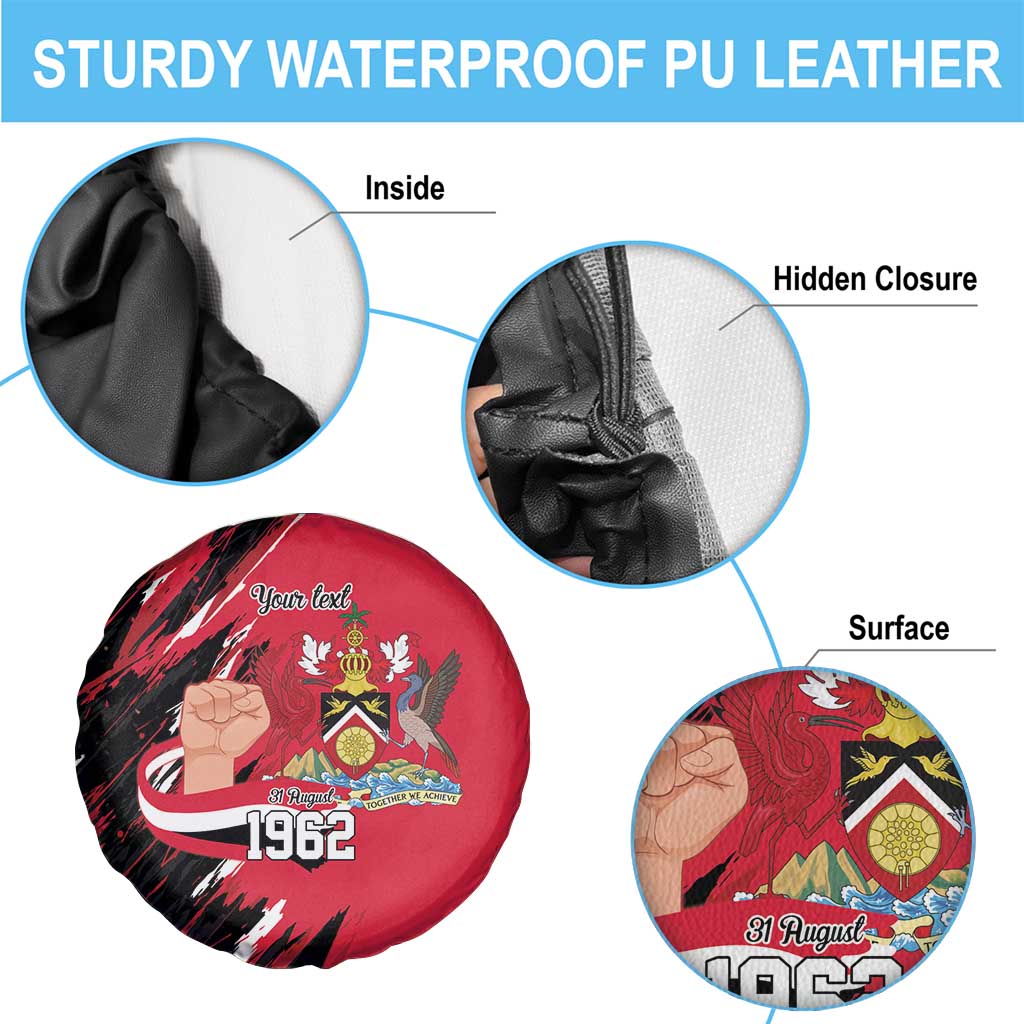 Trinidad and Tobago 1962 Personalized Spare Tire Cover Happy Independence Day August 31th - Wonder Print Shop