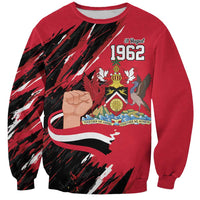 Trinidad and Tobago 1962 Personalized Sweatshirt Happy Independence Day August 31th - Wonder Print Shop