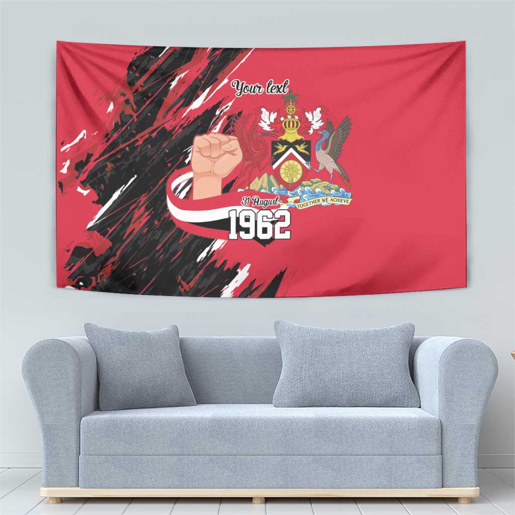 Trinidad and Tobago 1962 Personalized Tapestry Happy Independence Day August 31th - Wonder Print Shop
