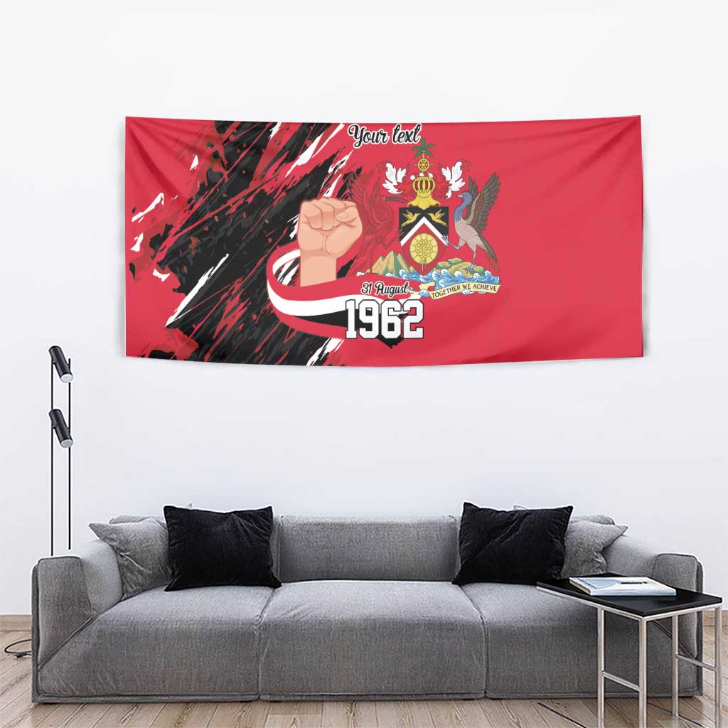 Trinidad and Tobago 1962 Personalized Tapestry Happy Independence Day August 31th - Wonder Print Shop