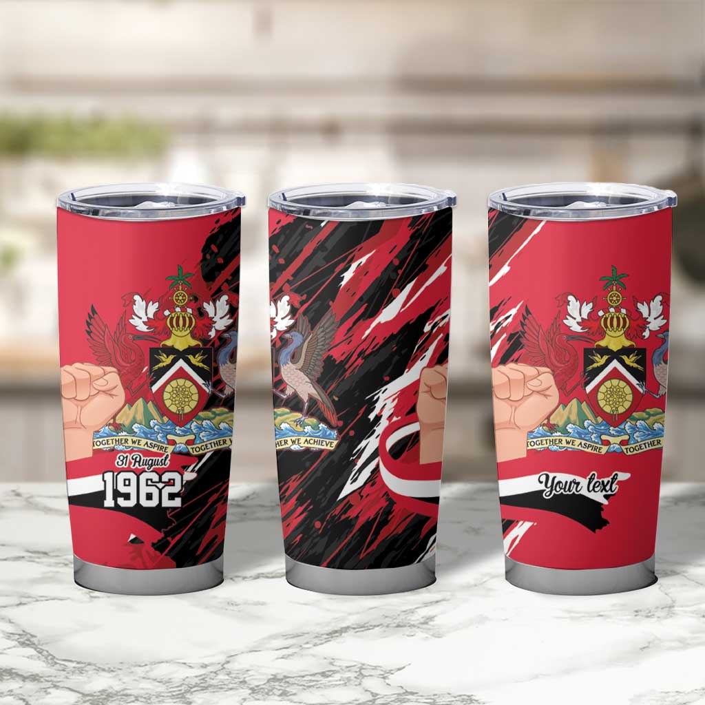 Trinidad and Tobago 1962 Personalized Tumbler Cup Happy Independence Day August 31th - Wonder Print Shop