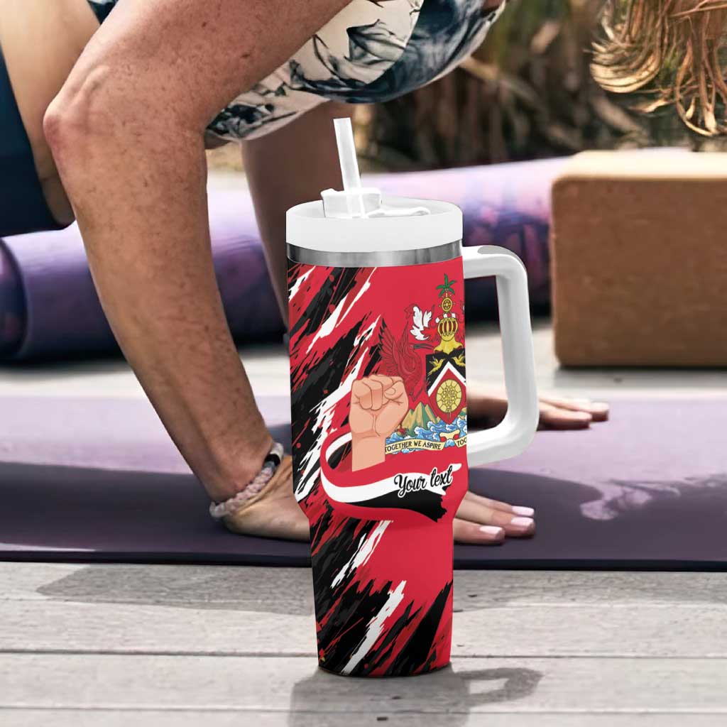 Trinidad and Tobago 1962 Personalized Tumbler With Handle Happy Independence Day August 31th - Wonder Print Shop