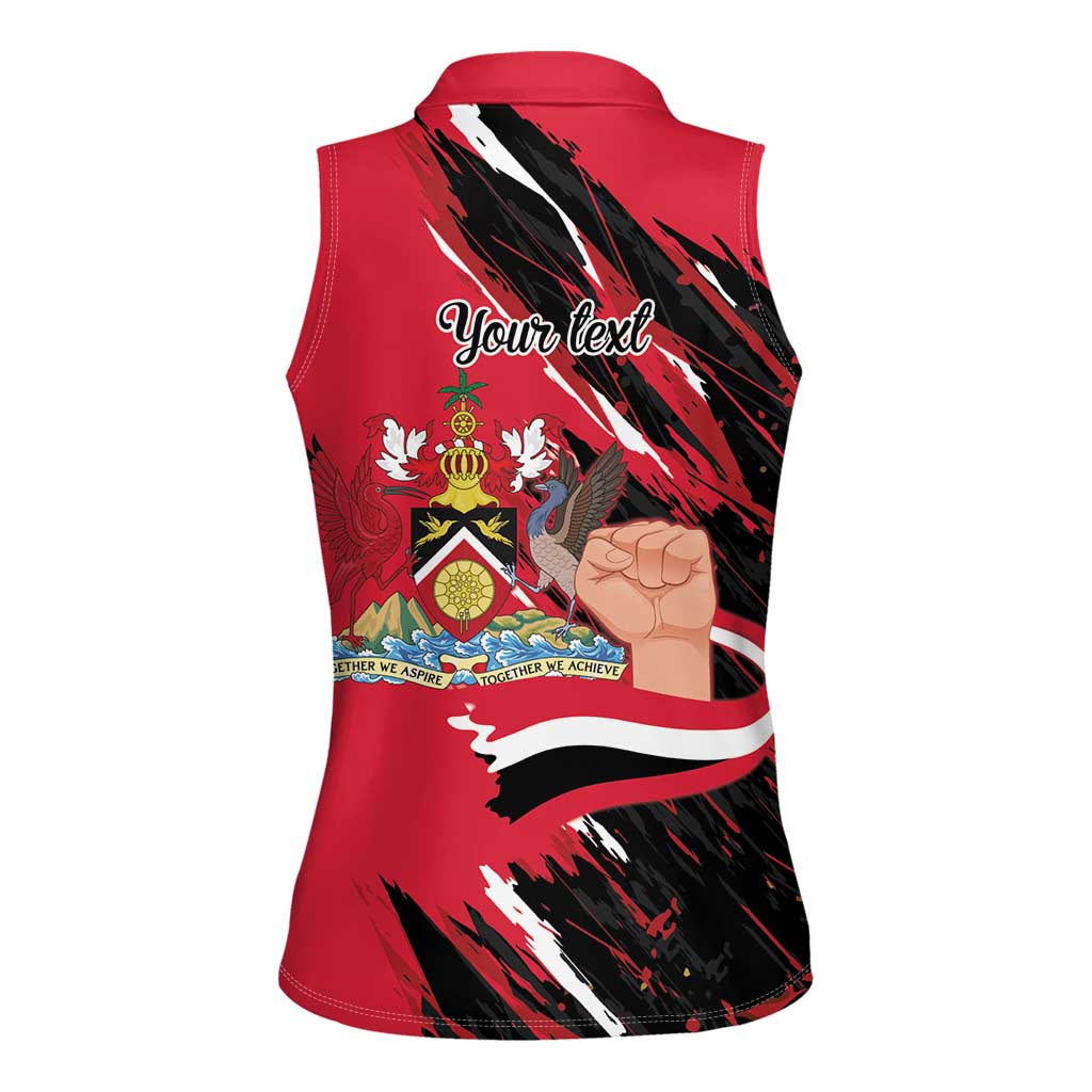 Trinidad and Tobago 1962 Personalized Women Sleeveless Polo Shirt Happy Independence Day August 31th - Wonder Print Shop