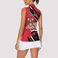 Trinidad and Tobago 1962 Personalized Women Sleeveless Polo Shirt Happy Independence Day August 31th - Wonder Print Shop