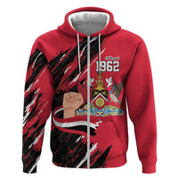 Trinidad and Tobago 1962 Personalized Zip Hoodie Happy Independence Day August 31th - Wonder Print Shop