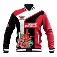 Trinidad and Tobago Personalized Baseball Jacket Scarlet Ibis Tropical - Wonder Print Shop