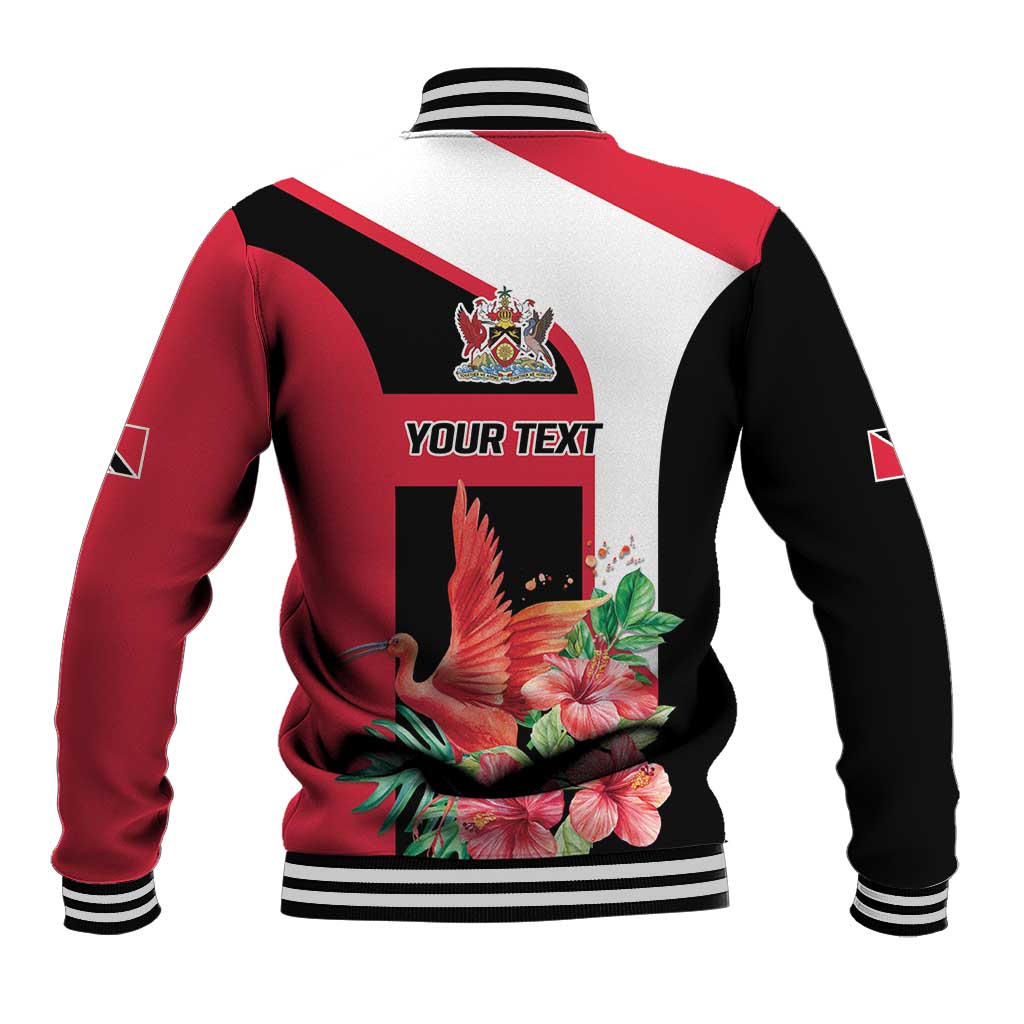 Trinidad and Tobago Personalized Baseball Jacket Scarlet Ibis Tropical - Wonder Print Shop
