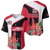 Trinidad and Tobago Personalized Baseball Jersey Scarlet Ibis Tropical - Wonder Print Shop