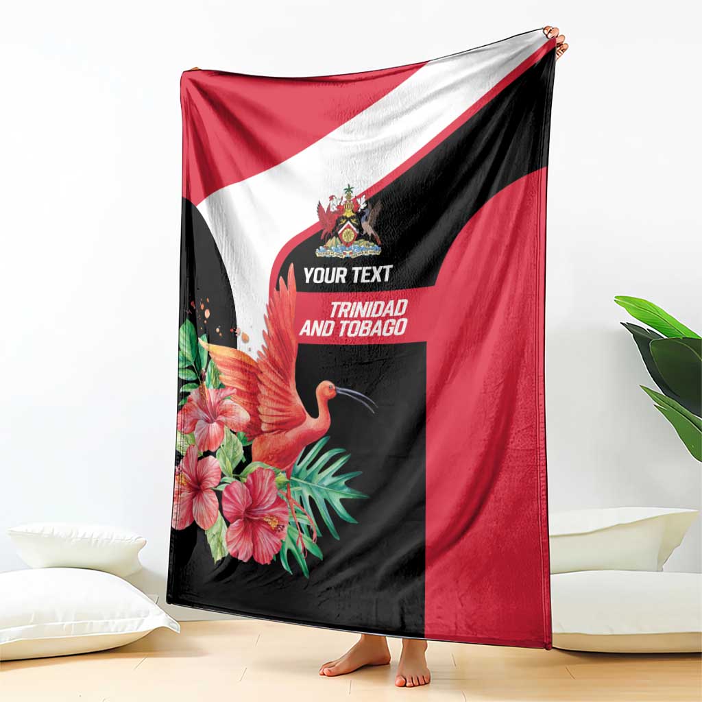 Trinidad and Tobago Personalized Blanket Scarlet Ibis Tropical - Wonder Print Shop