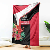 Trinidad and Tobago Personalized Blanket Scarlet Ibis Tropical - Wonder Print Shop