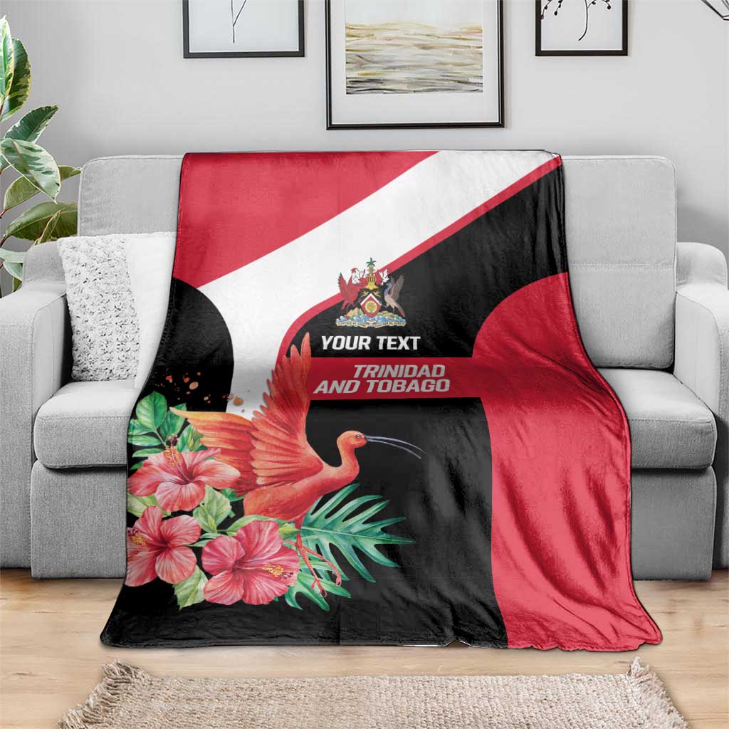 Trinidad and Tobago Personalized Blanket Scarlet Ibis Tropical - Wonder Print Shop