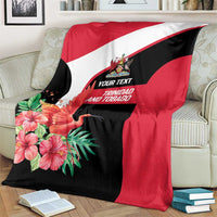 Trinidad and Tobago Personalized Blanket Scarlet Ibis Tropical - Wonder Print Shop