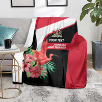 Trinidad and Tobago Personalized Blanket Scarlet Ibis Tropical - Wonder Print Shop