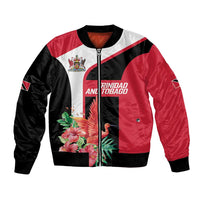 Trinidad and Tobago Personalized Bomber Jacket Scarlet Ibis Tropical - Wonder Print Shop