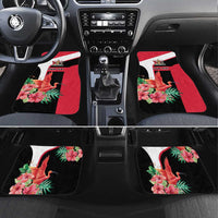 Trinidad and Tobago Personalized Car Mats Scarlet Ibis Tropical - Wonder Print Shop