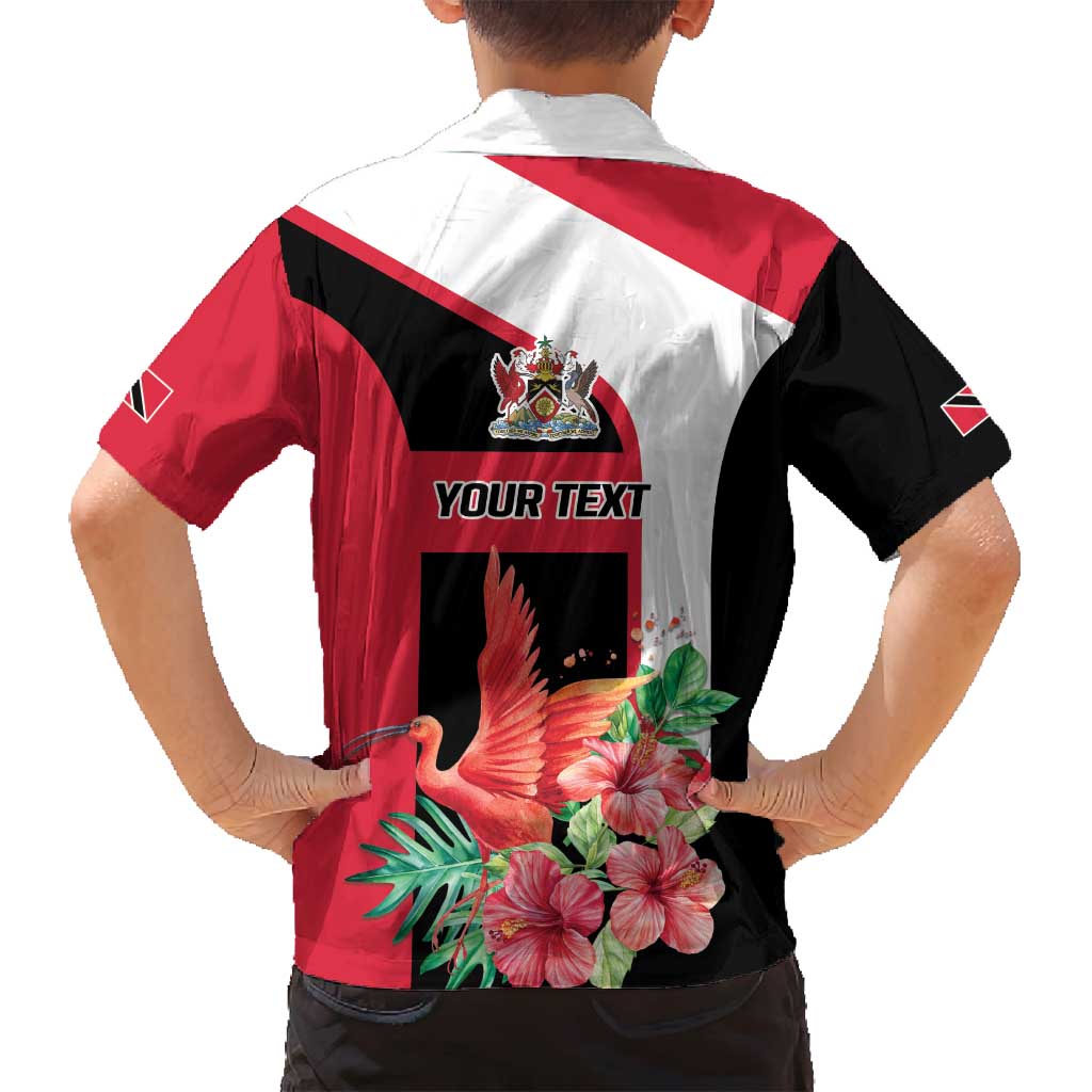 Trinidad and Tobago Personalized Family Matching Puletasi and Hawaiian Shirt Scarlet Ibis Tropical - Wonder Print Shop