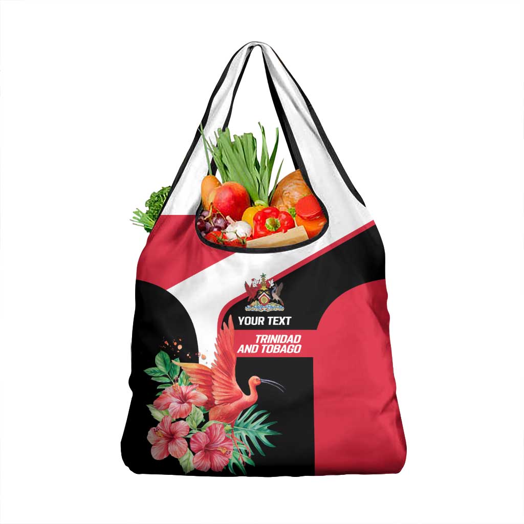 Trinidad and Tobago Personalized Grocery Bag Scarlet Ibis Tropical - Wonder Print Shop