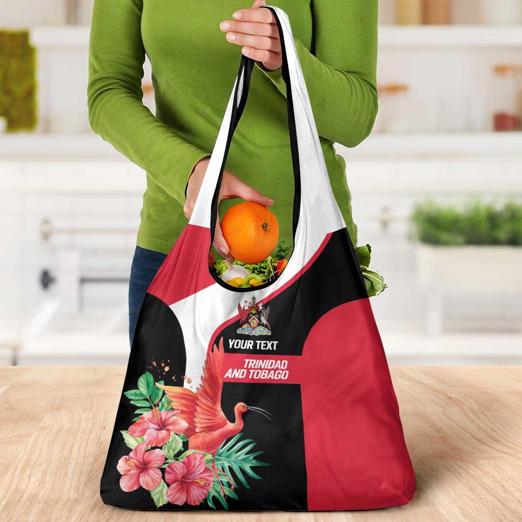 Trinidad and Tobago Personalized Grocery Bag Scarlet Ibis Tropical - Wonder Print Shop