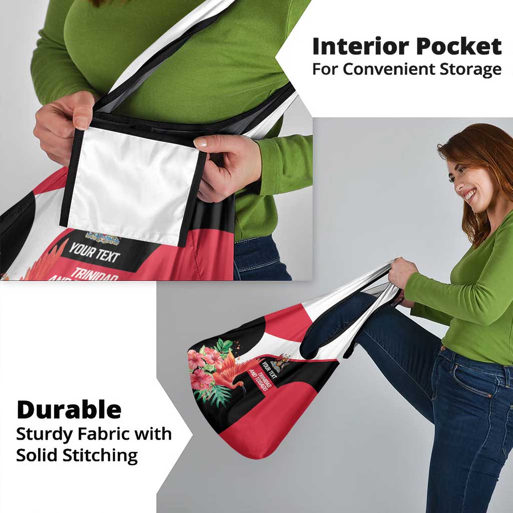 Trinidad and Tobago Personalized Grocery Bag Scarlet Ibis Tropical - Wonder Print Shop