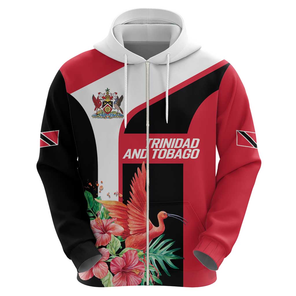 Trinidad and Tobago Personalized Hoodie Scarlet Ibis Tropical - Wonder Print Shop