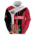 Trinidad and Tobago Personalized Hoodie Scarlet Ibis Tropical - Wonder Print Shop