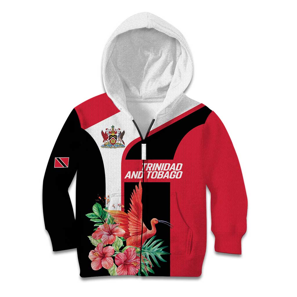 Trinidad and Tobago Personalized Kid Hoodie Scarlet Ibis Tropical - Wonder Print Shop