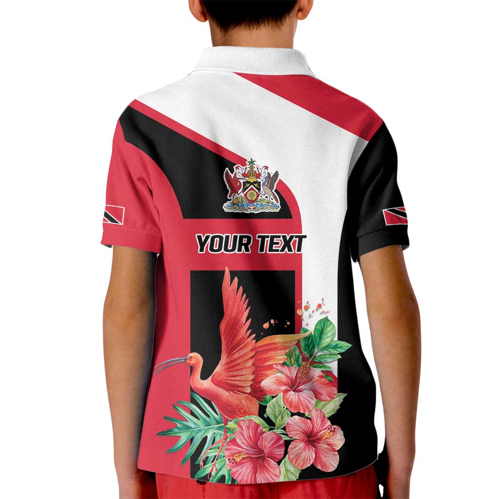Trinidad and Tobago Personalized Kid Polo Shirt Scarlet Ibis Tropical - Wonder Print Shop