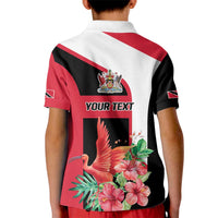 Trinidad and Tobago Personalized Kid Polo Shirt Scarlet Ibis Tropical - Wonder Print Shop