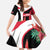 Trinidad and Tobago Personalized Kid Short Sleeve Dress Scarlet Ibis Tropical - Wonder Print Shop