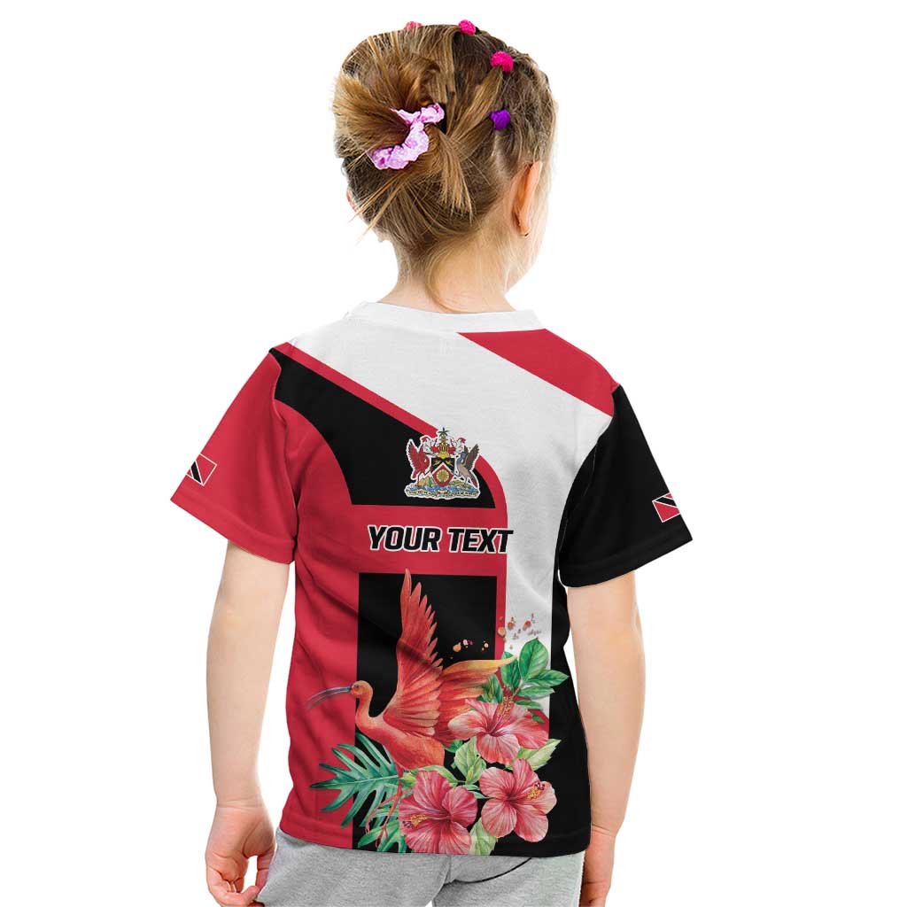 Trinidad and Tobago Personalized Kid T Shirt Scarlet Ibis Tropical - Wonder Print Shop