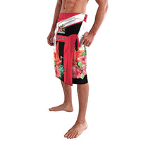 Trinidad and Tobago Personalized Lavalava Scarlet Ibis Tropical - Wonder Print Shop