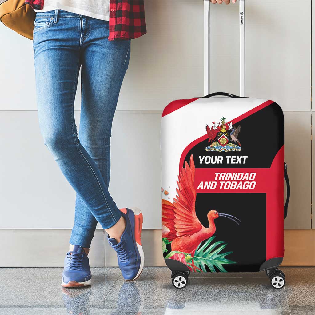 Trinidad and Tobago Personalized Luggage Cover Scarlet Ibis Tropical - Wonder Print Shop