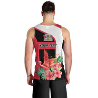 Trinidad and Tobago Personalized Men Tank Top Scarlet Ibis Tropical - Wonder Print Shop